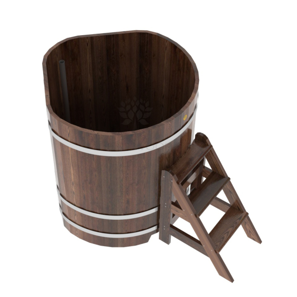 Купель угловая Bentwood из мореной лиственницы Премиум 1,03х1,03 Высота 1,2 м. Фото № 2