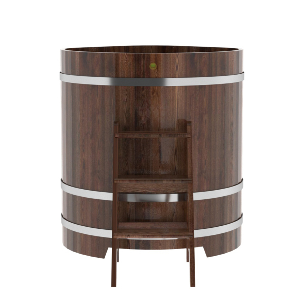 Купель угловая Bentwood из мореной лиственницы Премиум 1,03х1,03 Высота 1,2 м. Фото № 4