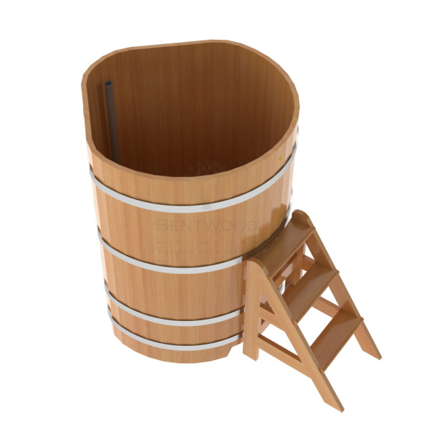 Купель угловая Bentwood из натуральной лиственницы Премиум 1,03х1,03 Высота 1,4 м. Фото № 3