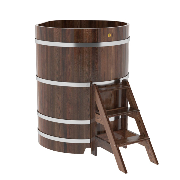 Купель угловая Bentwood из мореной лиственницы Премиум 1,03х1,03 Высота 1,4 м. Фото № 1