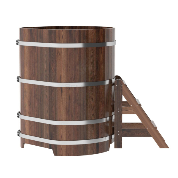 Купель угловая Bentwood из мореной лиственницы Премиум 1,03х1,03 Высота 1,4 м. Фото № 2