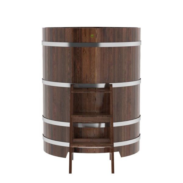 Купель угловая Bentwood из мореной лиственницы Премиум 1,03х1,03 Высота 1,4 м. Фото № 3