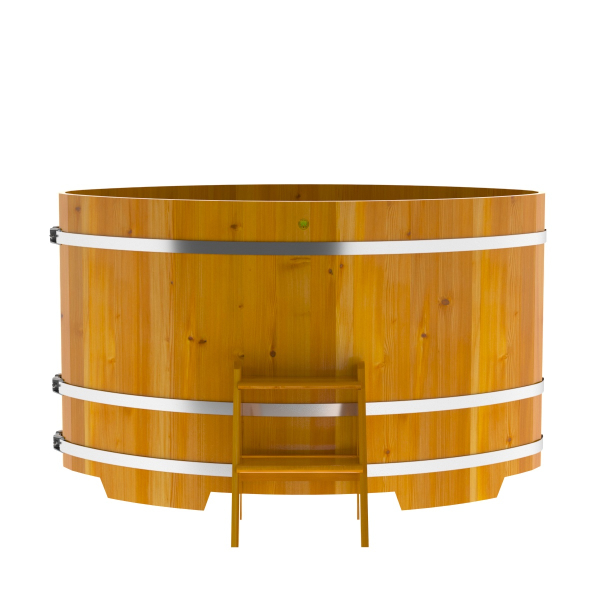 Купель Овальная Bentwood из натуральной лиственницы Рустик 1,15 х 1,83 х 1,1 м. Фото № 5