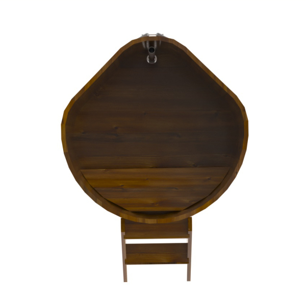 Купель Угловая Bentwood из морёной лиственницы Рустик 1,03 х 1,03 х 1,0 м. Фото № 4