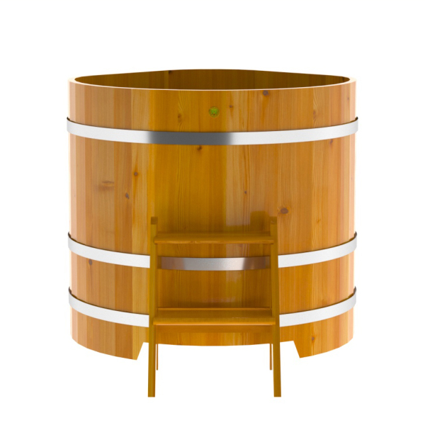 Купель Угловая Bentwood из натуральной лиственницы Рустик 1,03 х 1,03 х 1,0 м. Фото № 5