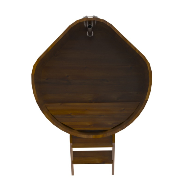 Купель Угловая Bentwood из морёной лиственницы Рустик 1,03 х 1,03 х 1,1 м. Фото № 4
