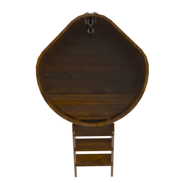 Купель Угловая Bentwood из морёной лиственницы Рустик 1,03 х 1,03 х 1,2 м. Фото № 2