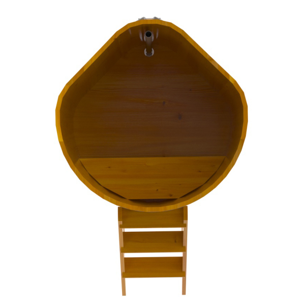 Купель Угловая Bentwood из натуральной лиственницы Рустик 1,03 х 1,03 х 1,4 м. Фото № 2