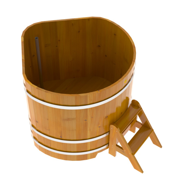 Купель Угловая Bentwood из натуральной лиственницы Рустик 1,19 х 1,19 х 1,1 м. Фото № 2