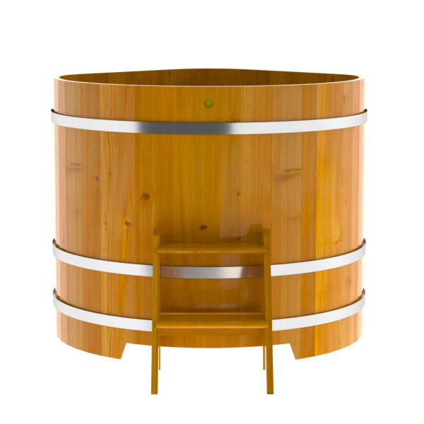 Купель Угловая Bentwood из натуральной лиственницы Рустик 1,19 х 1,19 х 1,1 м. Фото № 5