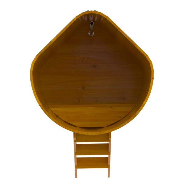 Купель Угловая Bentwood из натуральной лиственницы Рустик 1,19 х 1,19 х 1,4 м. Фото № 5