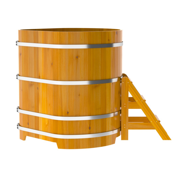 Купель Угловая Bentwood из натуральной лиственницы Рустик 1,19 х 1,19 х 1,4 м. Фото № 2
