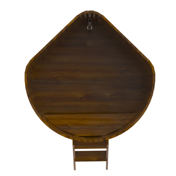 Купель Угловая Bentwood из морёной лиственницы Рустик 1,37 х 1,37 х 1,0 м. Фото № 5