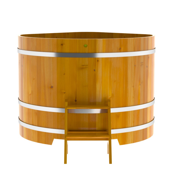 Купель Угловая Bentwood из натуральной лиственницы Рустик 1,37 х 1,37 х 1,1 м. Фото № 2