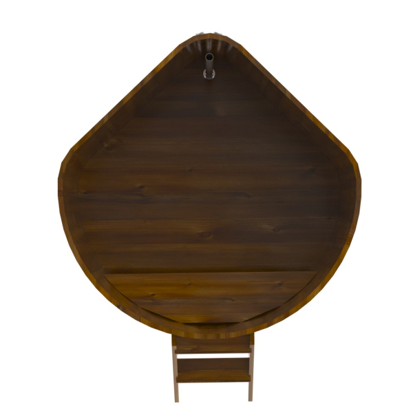 Купель Угловая Bentwood из морёной лиственницы Рустик 1,37 х 1,37 х 1,1 м. Фото № 3