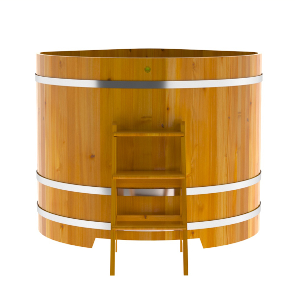 Купель Угловая Bentwood из натуральной лиственницы Рустик 1,37 х 1,37 х 1,2 м. Фото № 2