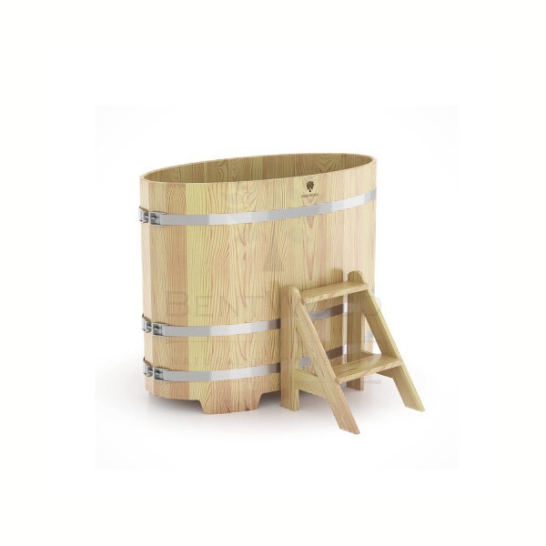 Купель овальная из кедра Bentwood 0,59х1,06х1,1. Фото № 1