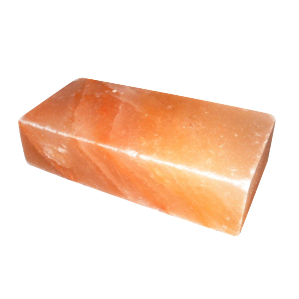 Кирпич из гималайской соли шлифованный 20x10x5 см.. Фото № 1
