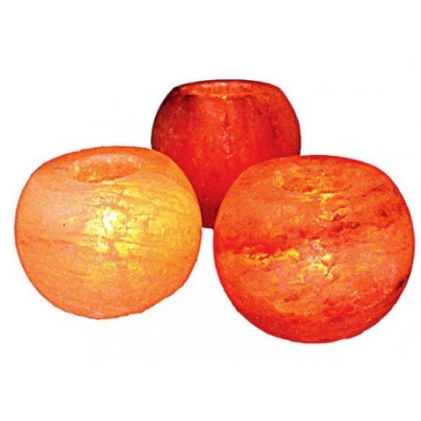 Подсвечник из розовой гималайской соли TK. Фото № 1