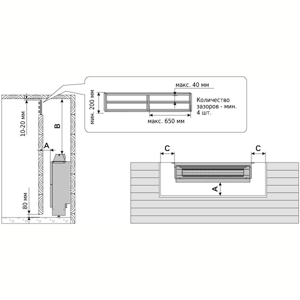 Электрическая печь Harvia Hidden Heater HH12, без пульта. Фото № 2