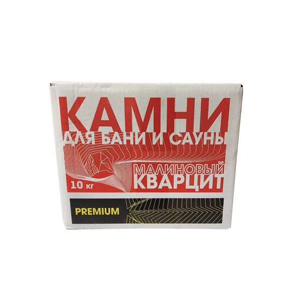 Камень для бани и сауны Малиновый кварцит колотый, 10 кг., мелкий. Фото № 1