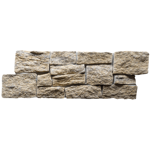 Панель из камня Кварцит серо-коричневый (Грубый камень) 550x200x20-40 мм (4 шт.). Фото № 1