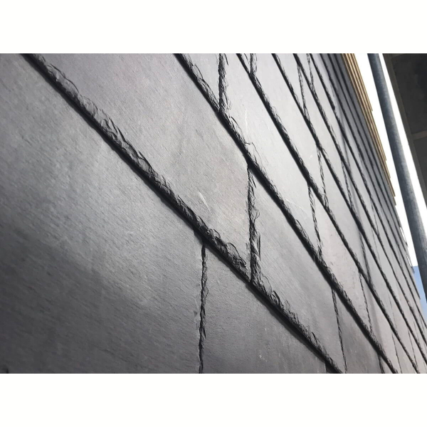 Плитка из камня Сланец чёрный (Натуральный скол) 100x200x5-7 мм (20 шт.). Фото № 9