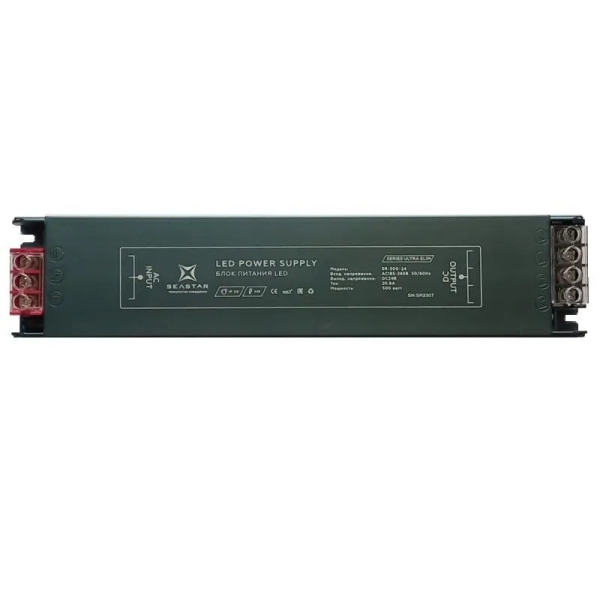 Блок питания 600W 12V IP20 (12V/50A/600W/IP20). Фото № 1