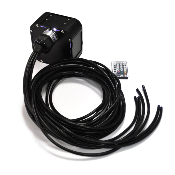 Комплект оптоволоконного освещения Звёздное небо MLP27M-300R (RGB+ мерцание) Волокна 3м. Фото № 1