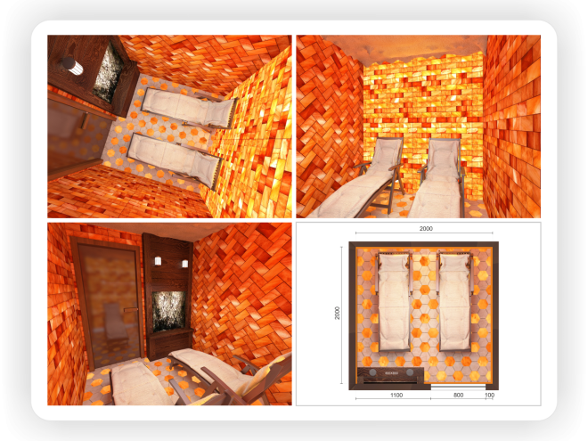 3D Соляные комнаты