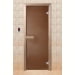 Дверь для саун JUST A DOOR бронза матовая 190х70. Превью № 1