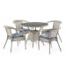 Комплект плетеной мебели из искусственного ротанга Лион-1C T220CT/Y32-W85 Latte 4Pcs (4+1). Превью № 1