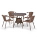 Комплект плетеной мебели из искусственного ротанга T197AT/Y137C-W56 Light brown 4Pcs. Превью № 1
