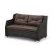 Плетеный диван из искусственного ротанга S51A-W53 Brown. Превью № 1