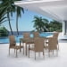 Комплект плетеной мебели из искусственного ротанга T256B/Y379B-W56 Light Brown 6Pcs. Превью № 2