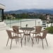 Комплект плетеной мебели из искусственного ротанга T282ANT/Y137C-W56 Light Brown 4Pcs. Превью № 2