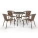 Комплект плетеной мебели из искусственного ротанга T282ANT/Y137C-W56 Light Brown 4Pcs. Превью № 1