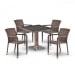 Комплект плетеной мебели из искусственного ротанга T503SG/A2001G-W1289 Pale 4Pcs. Превью № 1