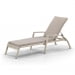 Шезлонг-лежак плетеный с матрасом A30C2-W85 Latte. Превью № 1