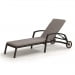 Шезлонг-лежак плетеный с матрасом A35A2-W53 Brown. Превью № 1