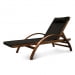 Шезлонг-лежак из сибирской лиственницы AFM-512A Black. Превью № 1