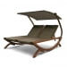 Шезлонг-лежак из сибирской лиственницы AFM-510 Olive. Превью № 1