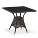 Плетеный стол T197BNS-W53-80x80 Brown. Превью № 1