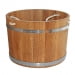 Шайка на веревках дубовая для бани и сауны 23л. Превью № 1