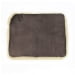 Коврик для бани из натуральной овчины 40х40 см, коричневый. Превью № 1