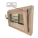 Окно DeLuxe Дуб, 50х80 см. Превью № 2