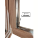 Окно DeLuxe Дуб, 50х80 см. Превью № 3