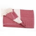Пештемаль Эльмаш Красный полотенце для турецкой бани. Превью № 5