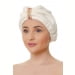 Чалма махровая-велюровая на резинке женская, кремовый. Превью № 1