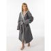 Халат вафельный с капюшоном Woodson, gray (46). Превью № 7
